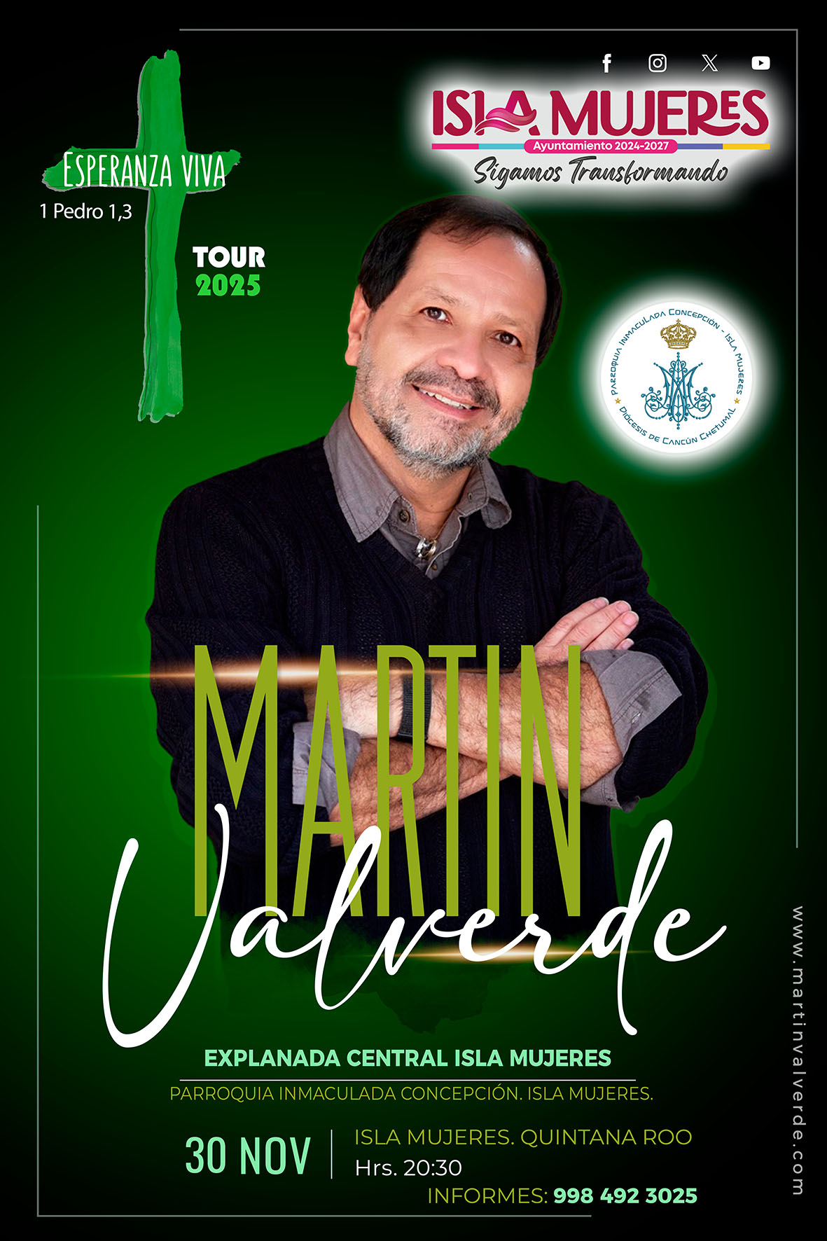 Ayuntamiento De Isla Mujeres Se Promociona en Concierto Religioso c22digital 3