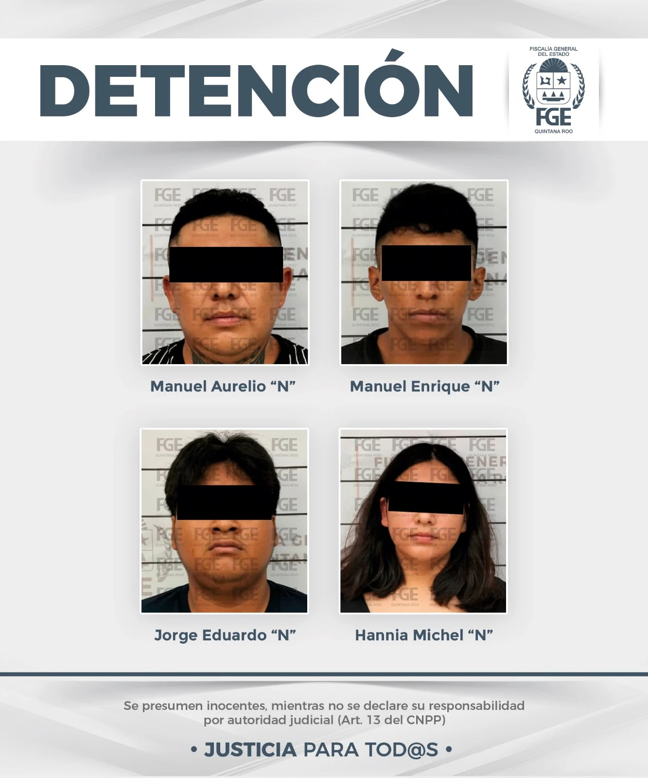 Fiscalía de Quintana Roo Detiene a Seis Integrantes de Grupo Criminal ...